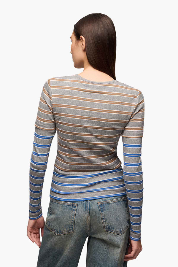 Soft Cotton Rib Long Sleeve Double Layer