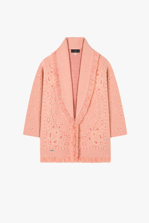 Bandana Jacquard Cardigan