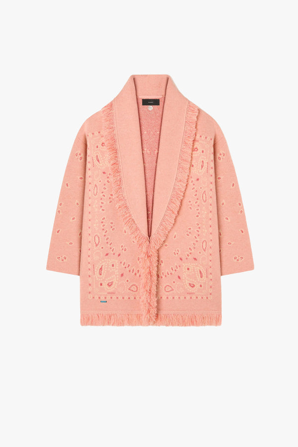 Bandana Jacquard Cardigan
