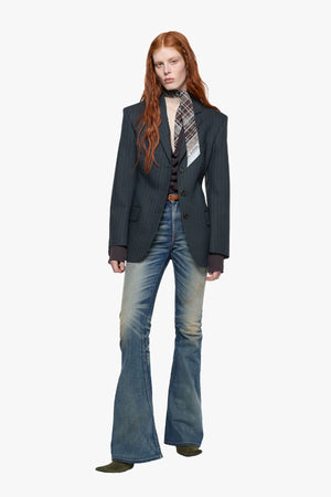 Pinstripe Blazer