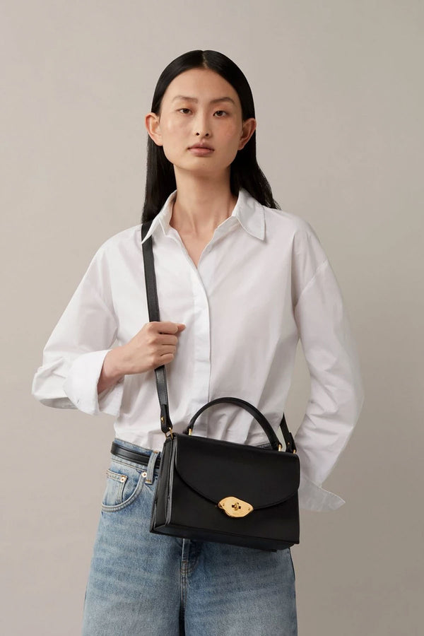 Lana Top Handle High Gloss Leather