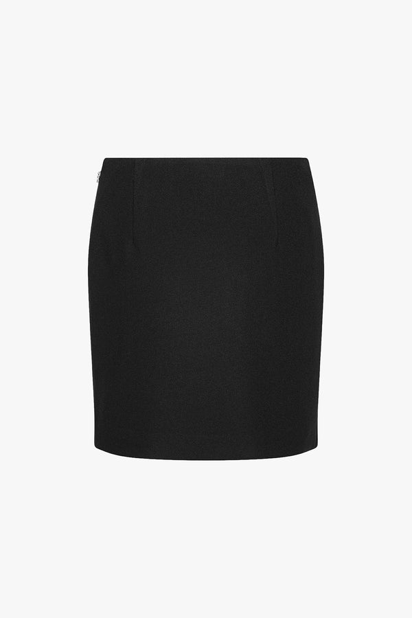 Crepe Mini Flower Skirt