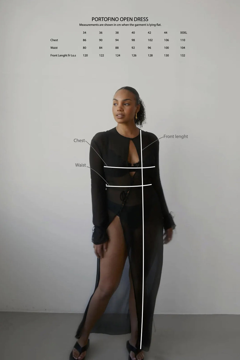 Portofino LS Open Dress