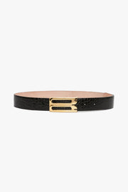 Regular Frame Belt Embossed Croco