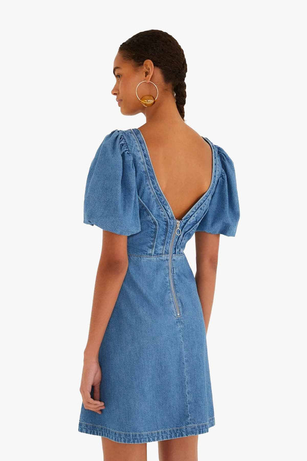 Denim Loop Mini Dress