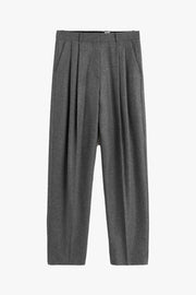 Double-Pleated Tailored Trousers