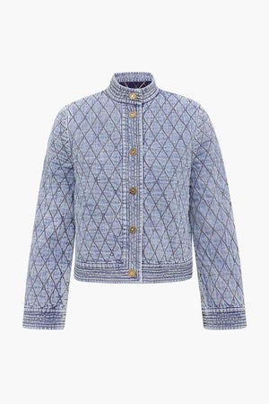 Indra Denim Quilted Jacket