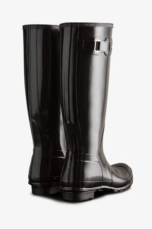 Womens Original Tall Gloss Boot in Black