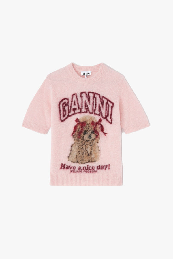 Brushed Alpaca Graphic T-Shirt