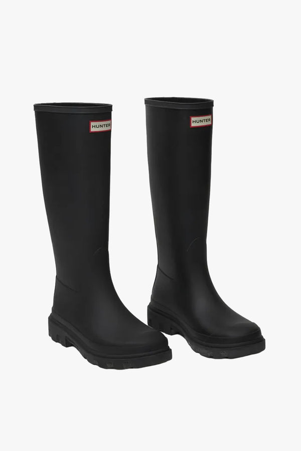 Unisex Downpour Tall Boot in Black
