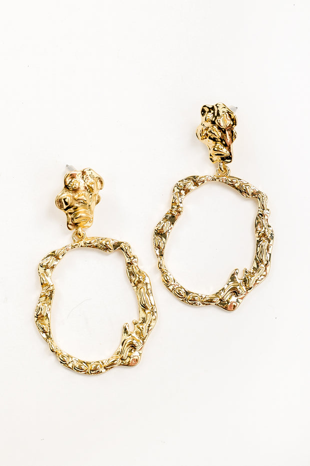 Gold Earrings 302