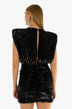 Sleeveless Sequin Mini Dress 17