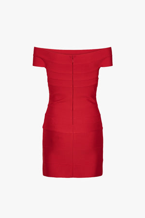 Mini Fitted Knit Dress