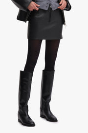 Mini Leather Skirt