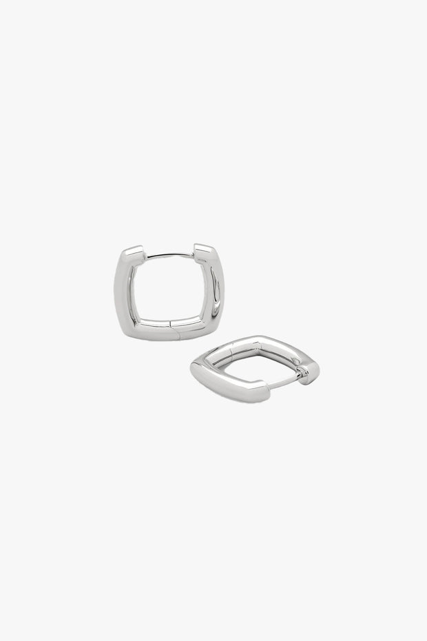 Frame Hoops Small Silver