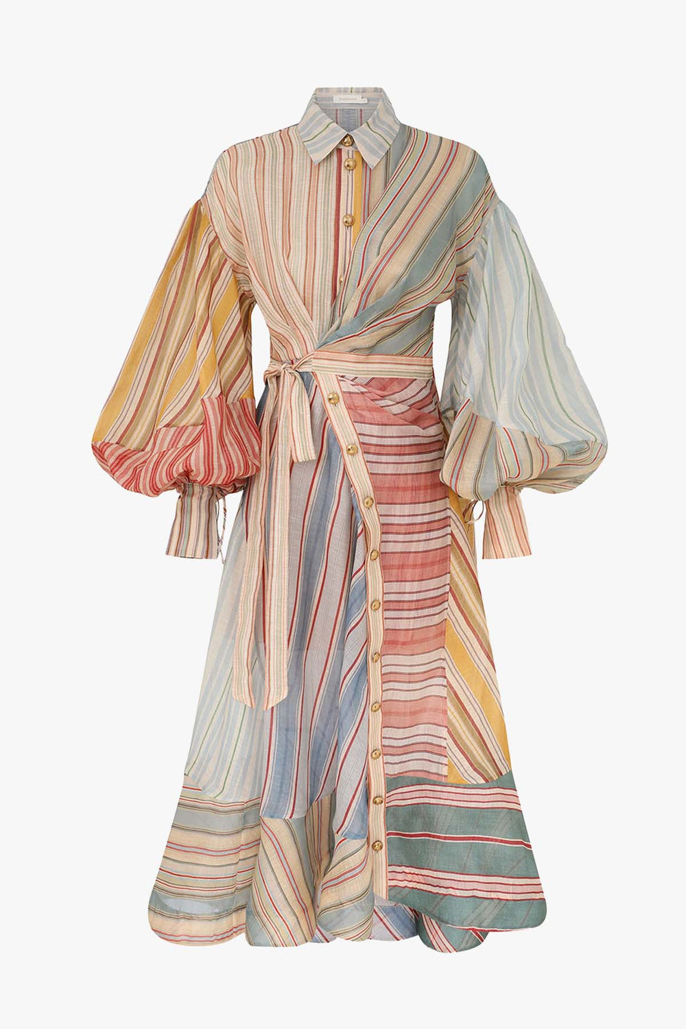 Rebellion Striped Midi Dress