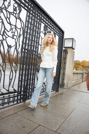 Ribbed Peplum Sweater