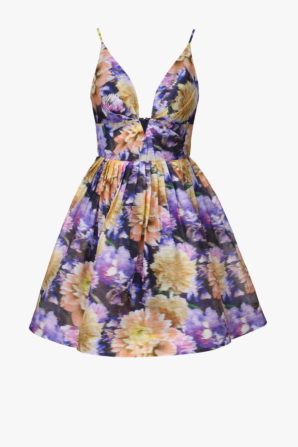 Luna V Neck Mini Dress