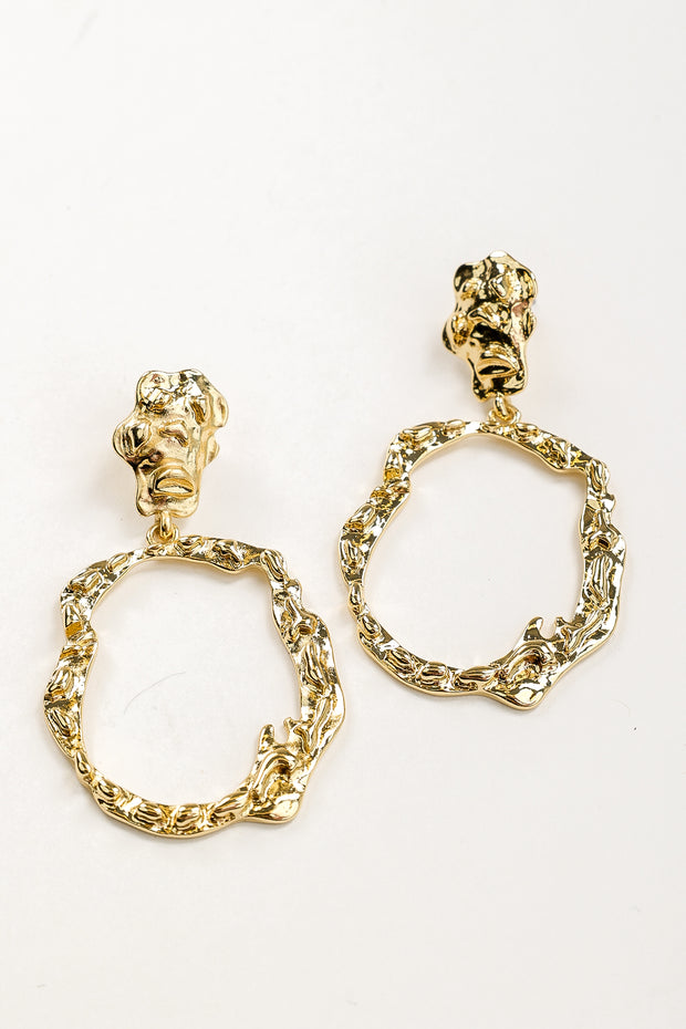 Gold Earrings 302
