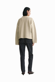 Embroidered Wool Cashmere Knit