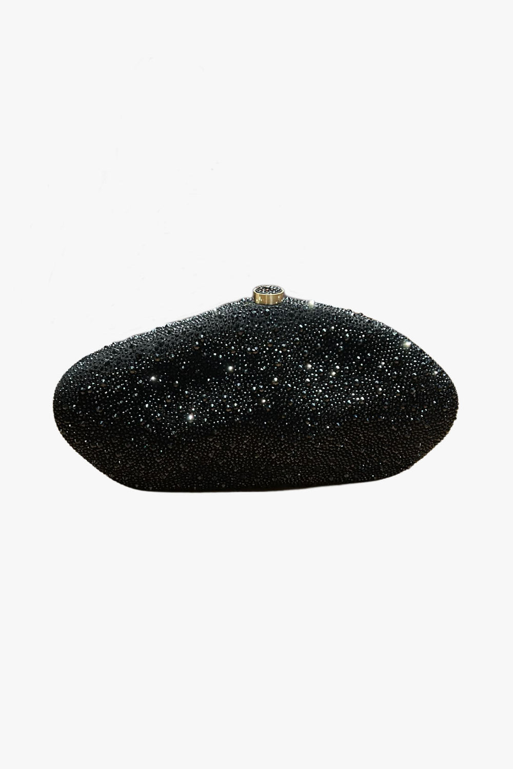 The Caldera Clutch Black Rhinestone