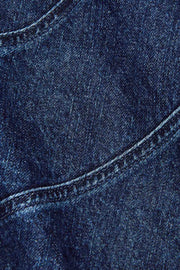 Flared Denim Mini Skirt