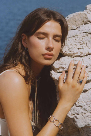 Reef ring Lapis Silver