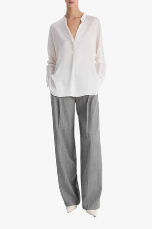 Band Collar Blouse