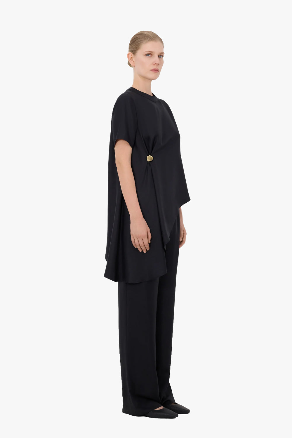 Madea Draped Asymmetric Top