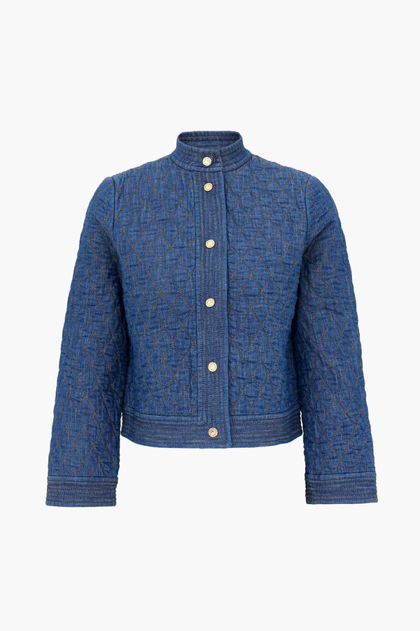 Echo Denim Quilted Jacket