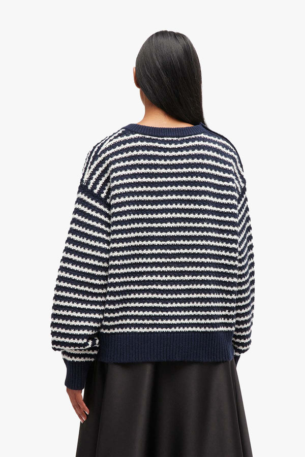 Cotton Wool Stripe Sweater