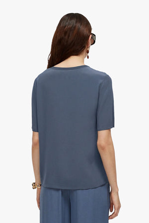New Rubin Top Crepe De Soie