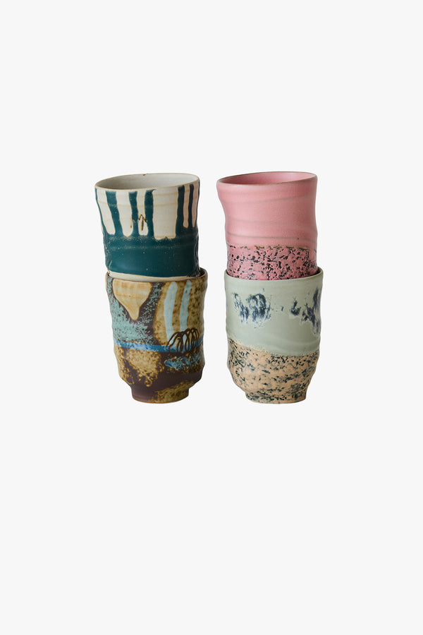 Ceramic Mugs Set Of 4