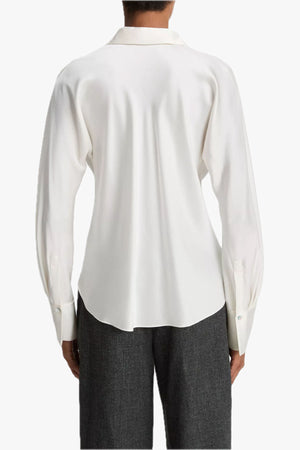 Bias Long Sleeve Blouse