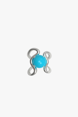Reef Ring Turquoise Silver