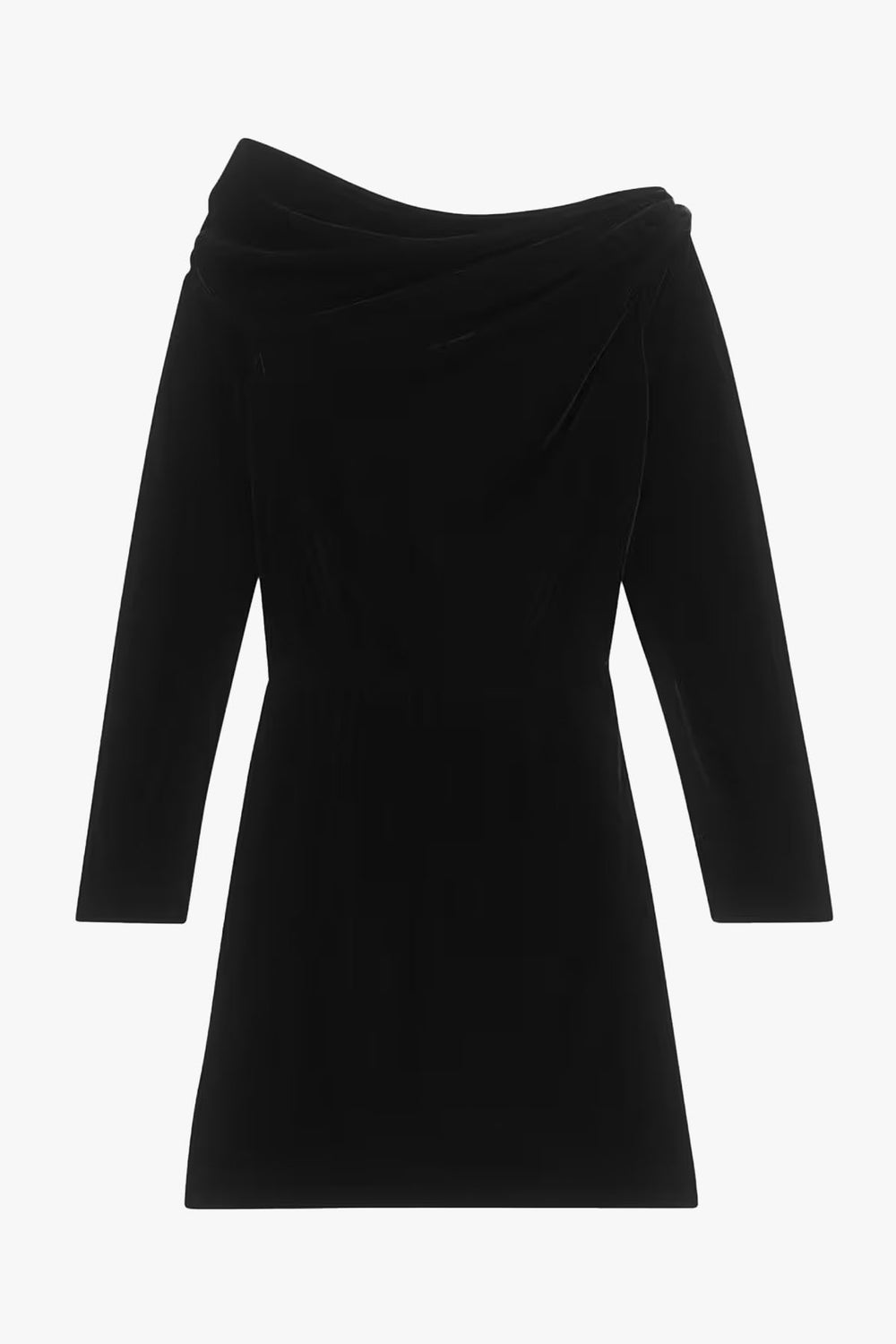 Asymmetric Off-Shoulder Mini Dress