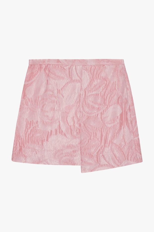 Textured Cloque Mini Skirt