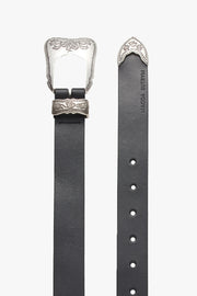 Belt 04 Black Silver