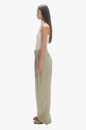 High Waist Tailored Trousers