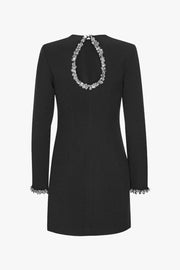 Crepe Mini Dress