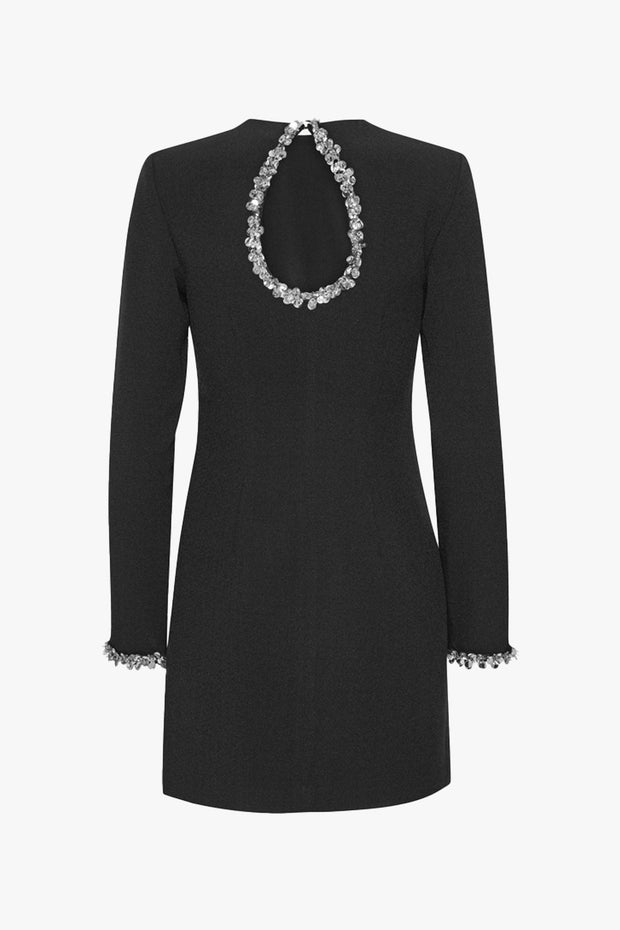 Crepe Mini Dress
