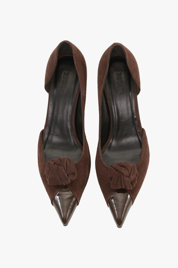 Suede Knot Pump