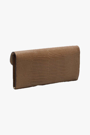 T-Lock Lizard-Embossed Wallet