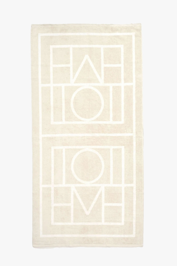 Monogram Jacquard Beach Towel