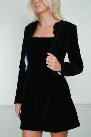 Velvet Scallop Jacket