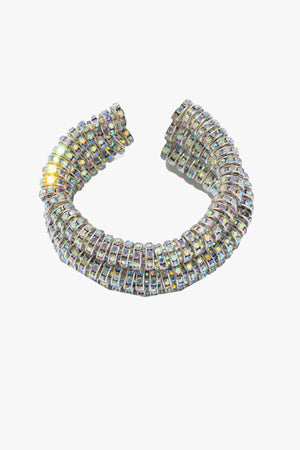 Cleopatra Silver Bangle