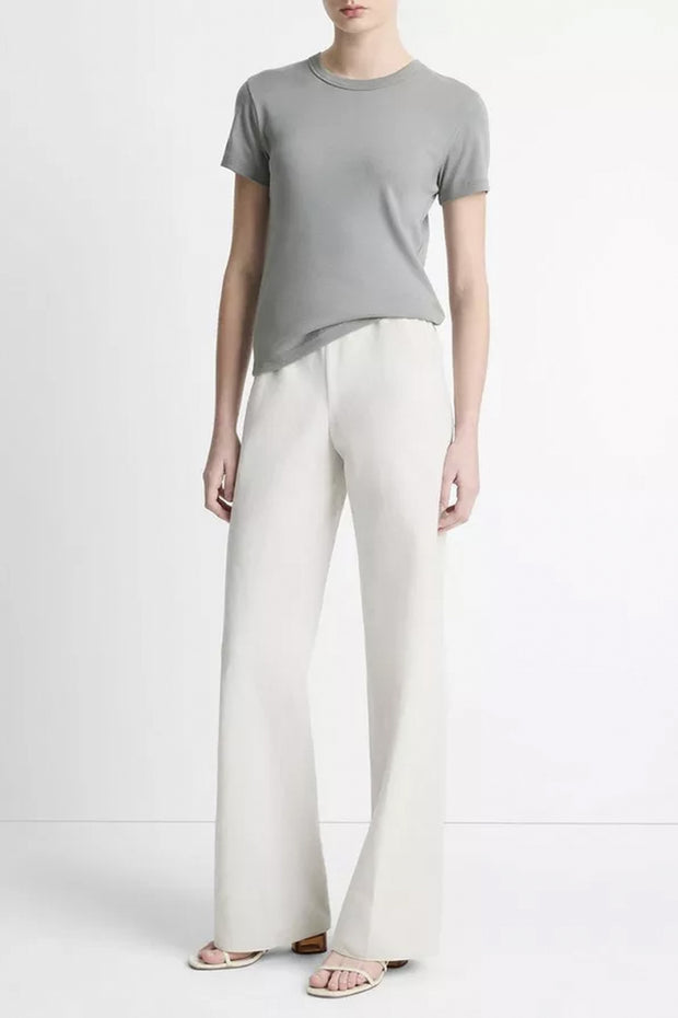 High Waist Cotton Bias Pant