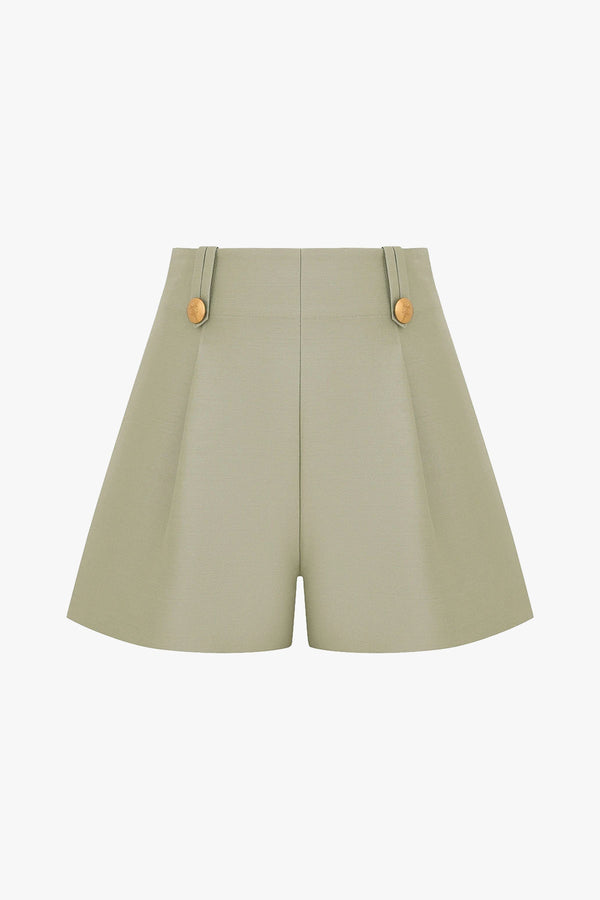 Luna Wool Silk Tailored Short