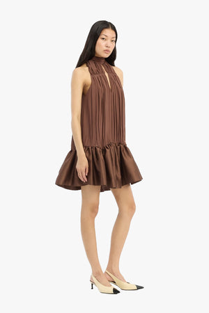 Gathered Mini Dress