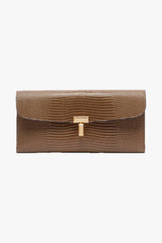 T-Lock Lizard-Embossed Wallet